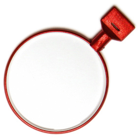 Prøveglass med metallring -0.75